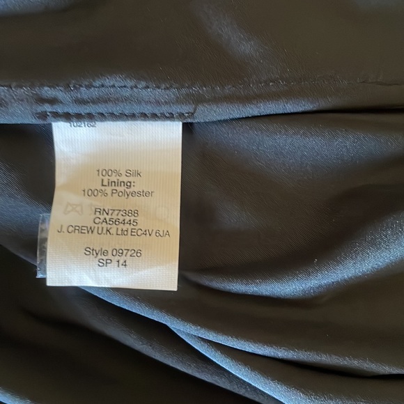 J Crew Ladies Black Silk Cocktail Dress. - Picture 4 of 6